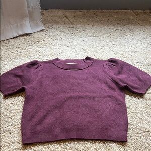 Jessica Simpson Women’s Short Sleeve Sweater - Plum
